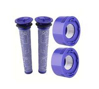 Filtri Compatibili per aspirapolvere Dyson V7 V8 - Set 2 Ricambi Lavabili compatibili per Aspirapolvere Dyson Absolute, Animal, Plus, Pro, Motorhead