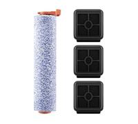 Filtri con spazzola a rullo, compatibili con Ilife, accessori for aspirapolvere Smart Mop for lavaggio a secco senza fili senza fili W90(Hepa*3+Brush*1)