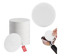 Filtri di carta per caffè espresso 58,5 mm per portafiltro 58 mm, 600 pezzi, rotondi, compatibili con molti tipi di caffettiera, colore bianco (53,5 mm)