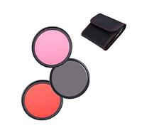 Filtri di colore dell'obiettivo della fotocamera 40,5 mm arancione rosa grigio set di filtri colore per Sony E PZ 16-50mm f/3.5-5.6 OSS obiettivo con fotocamera Sony Alpha a7, a7 II, a7 III, a7 IV