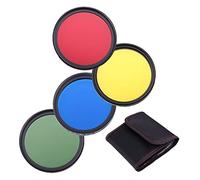 Filtri di colore dell'obiettivo della fotocamera 67mm Rosso Giallo Blu Verde Filtri di colore Set Per Nikon D7500 fotocamera con Nikon AF-S DX NIKKOR 18-140mm f/3.5-5.6G ED VR Lens