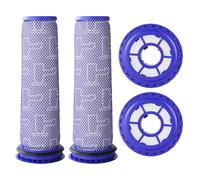 Filtri di ricambio per Dyson DC41, DC65, DC66, UP13, UP20, UP30, 2 filtri post-motore e 2 filtri pre-motore per aspirapolvere Dyson Ball Animal 2, Ball Animal 3, sostituisce le parti # 920769-01 &