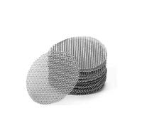Filtri for tubi Premium da 100 pezzi: retine resistenti in acciaio inossidabile e ottone for tubi dell'acqua, adatte a diverse misure, facili da pulire(Stainless Steel,25mm)