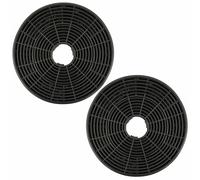 Filtri in Carbone 2 Pezzi per Cappa Silverline AF100 Diametro Esterno 155x35 mm