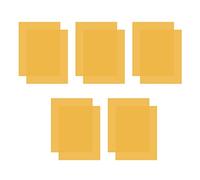 Filtri in gel per illuminazione colorata, 10 pezzi di correzione gel luce filtro trasparente sovrapposizioni di colore fogli di plastica 20 x 25 cm, per film, video, foto, palcoscenico (arancione)