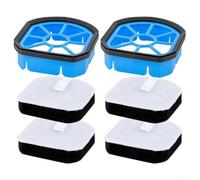 Filtri in spugna ad alta filtrazione e coperchio del serbatoio per Bissell For SpinWave+ 376437643 Accessori essenziali per la pulizia (kit filtro-6 pezzi)