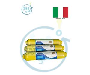 Filtri mineralizzanti KIT 3 PEZZI per depuratore osmosi inversa acqua potabile