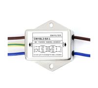 Filtri Monofase 250V | Progettato for sopprimere i disturbi continui e intermittenti nei circuiti elettrici(6A)