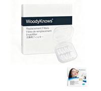 Filtri nasali WoodyKnows Nasclear, per le allergie stagionali e l'inquinamento industriale, per i trasporti pubblici e per la toelettatura (Filtri di ricambio, S)