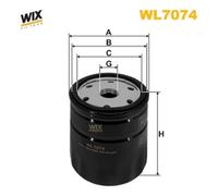 WL7074 FILTRO OLIO PER Saab 900 II CABRIO 2.0 -16 Turbo 136 KW 185 CV