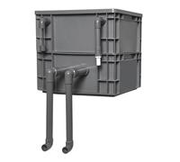Filtri per acquari Scatola di ricambio dell'acqua, Filtro esterno for acquario e laghetto a 2/3 livelli, ciclo dell'acqua fai da te, diverse dimensioni(15.75x11.81x13.39in/40x30x34CM)