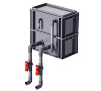 Filtri per acquari Scatola di ricambio dell'acqua, Filtro esterno for ciclo dell'acqua for acquari a 2/3 livelli, for acquari e laghetti, diverse misure(11.81x7.87x9.06in/30x20x23CM)