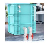 Filtri per acquari Scatola di ricambio dell'acqua, Filtro for acquario e laghetto con ciclo dell'acqua, blu, a 2/3 livelli, esterno, misure multiple(11.81x7.87x13.78in/30x20x35CM)