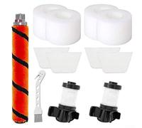 Filtri per aspirapolvere, kit di spazzole in feltro in schiuma per Shark, per IONFlex, per DuoClean IF100 HV390 IF200 IC205 accessori per aspirapolvere, 2 filtri per aspirapolvere, 4 filtri in feltro