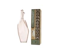 Filtri per caff riutilizzabili in cotone biologico CoffeeSock 'The Original' - Realizzati per adattarsi a barattoli di vetro da 32 once (1 filtr