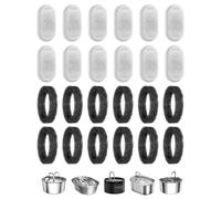 Filtri per gatti per fontana | Set di 12 filtri per acqua per gatti di ricambio - Forniture per la casa per l'alimentazione del rubinetto 'erogatore di alimentazione del rubinetto della salute dei