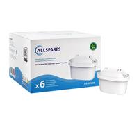 Filtri per l'acqua AllSpares (6 pezzi) per caraffe 100486 / 101929 / 10222144, c