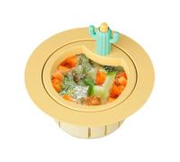 Filtri per lavello da cucina per scarico,Filtro di scarico per lavello da cucina,Filtro per lavello da cucina Cactus con guarnizione - Filtro per rifiuti con scarico automatico degli avanzi, cestello