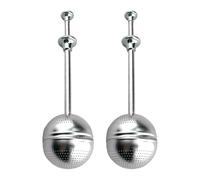 Filtri per Tè | 2 Pezzi Setaccio In Acciaio Inossidabile Con Manico,Infusore Metallico per Tè | Per Caffè Cibo Casa Ufficio Viaggio Cucina Campeggio Amanti del Bevitori