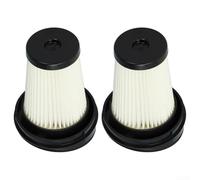 Filtri piatti pieghettati per aspirapolvere Grundig Domo 21 6V Cyclonic GMN9080 GMN9081, confezione da 2 per la migliore filtrazione