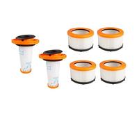 Filtri pre e post lavabili compatibili con Rowenta X-FORCE FLEX 9.60 ZR009010/ZR00901, 6 pezzi
