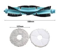 Filtri spazzola rullo laterale dimensioni perfette per Cecotec per Conga 11090