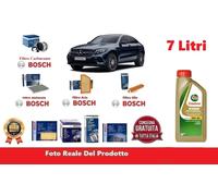 Filtri Tagliando Bosch + Olio per Mercedes GLC Coupe' C253 220 d 4-matic 125 KW