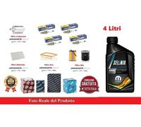 FILTRI TAGLIANDO OLIO SELENIA + 4 CANDELE PER FIAT TIPO 1.4 LPG 88 KW 120 KW