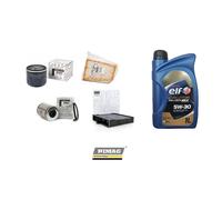 Filtri Tagliando Originale Renault Grand Scenic II 1.9 DCi + 5 Lt Olio Elf 5w30