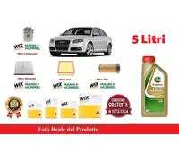 FILTRI TAGLINDO + OLIO PER AUDI A4 B7 AVANT 8ED 2.5 TDI 120 KW 163 CV
