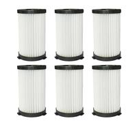 Filtro 3/6 pezzi, compatibile con MooSoo, elemento filtrante for aspirapolvere cavo Cecotec Thunder Brush 520 560 D600 D601(6 PCS)