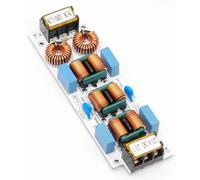 Filtro 6A Soppressore di interferenze elettromagnetiche a 4 stadi Amplificatore audio EMC di potenza comune Purificatore senza guscio