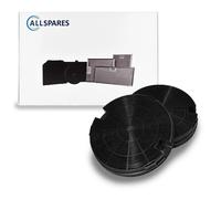 Filtro a carbone AllSpares (2 pz.) per cappe aspiranti, adatto tra gli altri ai