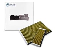 AllSpares CleanAir Plus - Filtro ai carboni attivi adatto per Bosch 11041790 / DWZ0AK0A0 / 11018700 / Z51AIA0X0 (2 pezzi)