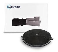 Filtro a carbone AllSpares per cappe aspiranti, adatto al modello Corbero Tipo 2
