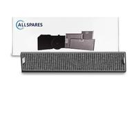 Filtro a carbone AllSpares per cappe aspiranti Miele DKF13-P (115x477x30mm)