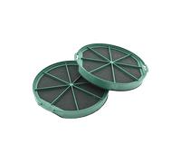 AllSpares - Filtro a carbone attivo (2 pezzi) adatto per cappe di Faber 112.0544.470 / FLL3