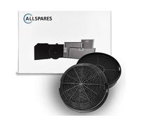 AllSpares - Filtro al carbone (2 pz.) per AEG/Ignis/Privileg/Whirlpool/Mod. 47 / AMC023 / Tipo 47