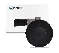 AllSpares, filtro al carbone attivo, compatibile con AMC037 / AMC 037 Bauknecht / IKEA / Whirlpool AS-AZKF160 480122101262 37 NYTTIG FIL 900