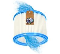 Filtro a cartuccia bagnato e asciutto compatibile con Nilfisk Aspirapolvere AERO 21-21 PC, AERO 21-21 PC INOX alternativa all'originale 107402338 di Microsafe