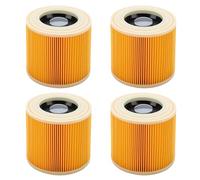 Filtro a cartuccia compatibile con Karcher, 4 pezzi WD2 WD3 WD3P A2004 MV2 MV3 filtri a cartuccia Wet & Dry Hoover aspirapolvere 64145520