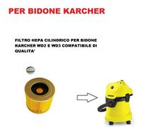 FILTRO A CARTUCCIA COMPATIBILE PER ASPIRAPOLVERE BIDONE HOOVER AQUA 15 AQUA 25