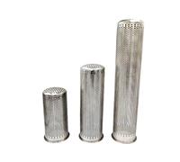 Filtro A Cestello Con Filtro A Sacco In Acciaio Inossidabile 304 Di Spessore 1,2 Mm, Facile Da Pulire, For Alloggiamento Del Filtro Dell'acqua Industriale(5-OD105 H50cm 316)