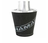 Filtro a cono base in alluminio grande nero collo universale Ramair JS-175-80...