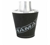 Filtro a cono base in alluminio grande nero collo universale Ramair JS-175-90...