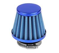 Filtro A Cono Moto - Filtro aria Tapered Rotondo Auto Kit di induzione della presa d'aria fredda per fuoristrada ATV Quad Dirt Pit Bike cono scooter 38 mm(blu)