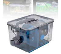 Filtro a Controlavaggio Automatico, Tamburo Rotante Microfiltro 10000L/H | Portata Elevata di 5000 L/H or 10000L/H, Filtrazione Autopulente da 75 μm, Schermo in Acciaio Inox