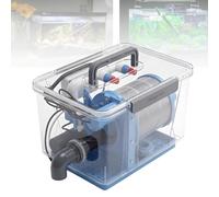 Filtro a Controlavaggio Automatico, Tamburo Rotante Microfiltro 5000L/H | Portata Elevata di 5000 L/H or 10000L/H, Filtrazione Autopulente da 75 μm, Schermo in Acciaio Inox