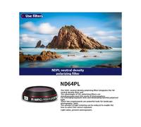 Filtro A Densità Neutra (ND) per Obiettivo per Action Camera per SJCAM C400PRO, Ideale per Riprese All'Aperto (Accessorio per Fotocamera ND8PL)