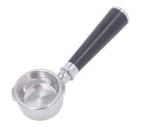 Filtro a doppio fondo da 58mm con manico in legno per macchine da caffÃ¨ espresso